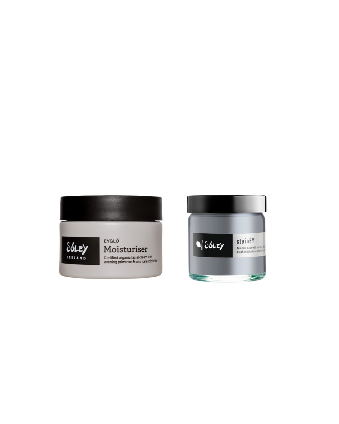 Eygló Moisturiser & Steiney Volcanic Mask